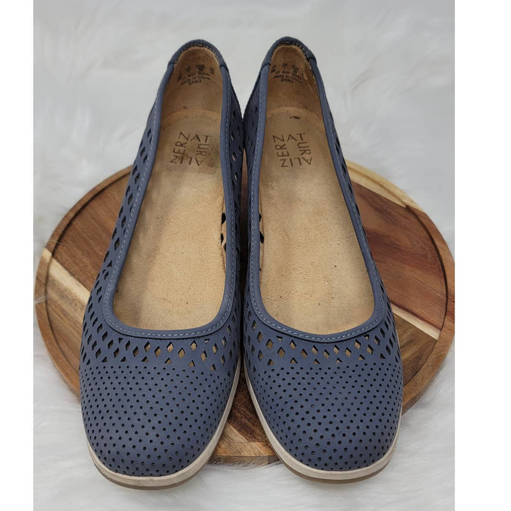 Naturalizer Blue Comfort Brina Laser Cut Wedge Pump Women’s 9M